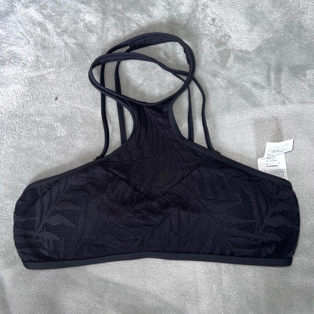 Rip curl swim top - medium - black